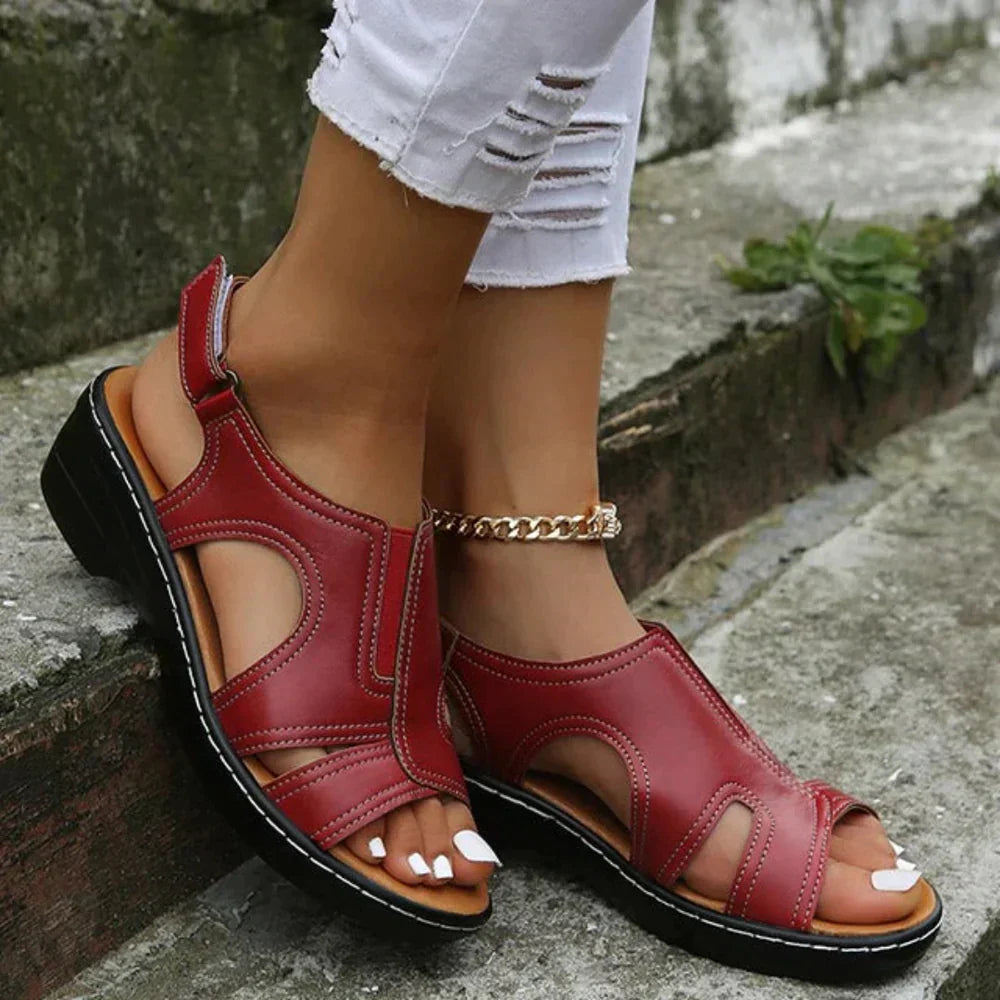 VERLAINE PARIS™- Sandales Orthopédiques à Talon