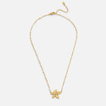 VERLAINE PARIS™ | Collier Élégant en Or Couleur avec Fleurs