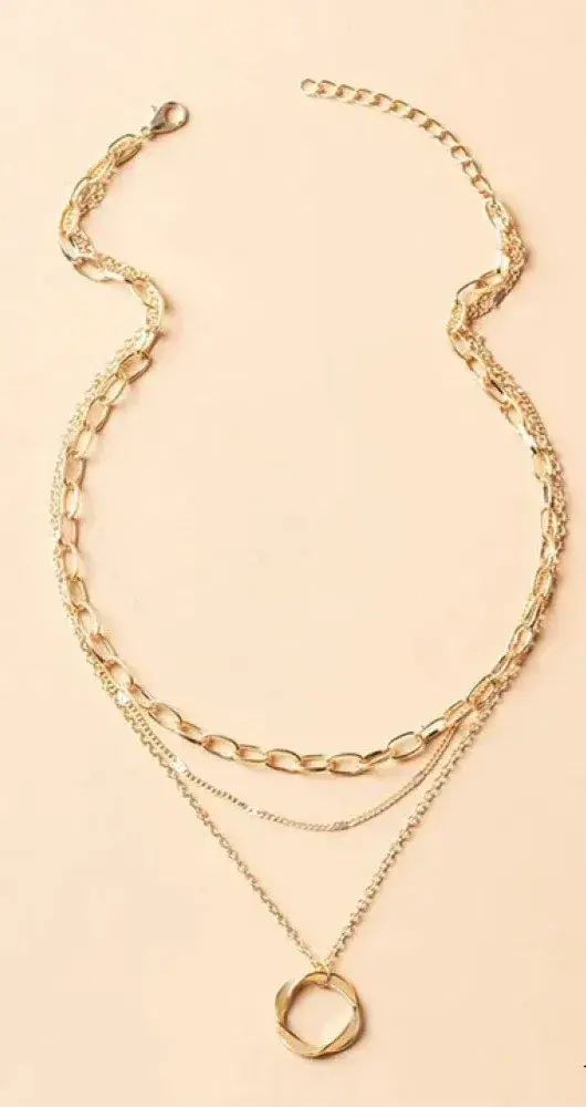 VERLAINE PARIS™ | Collier Doré Superposé avec Pendentif