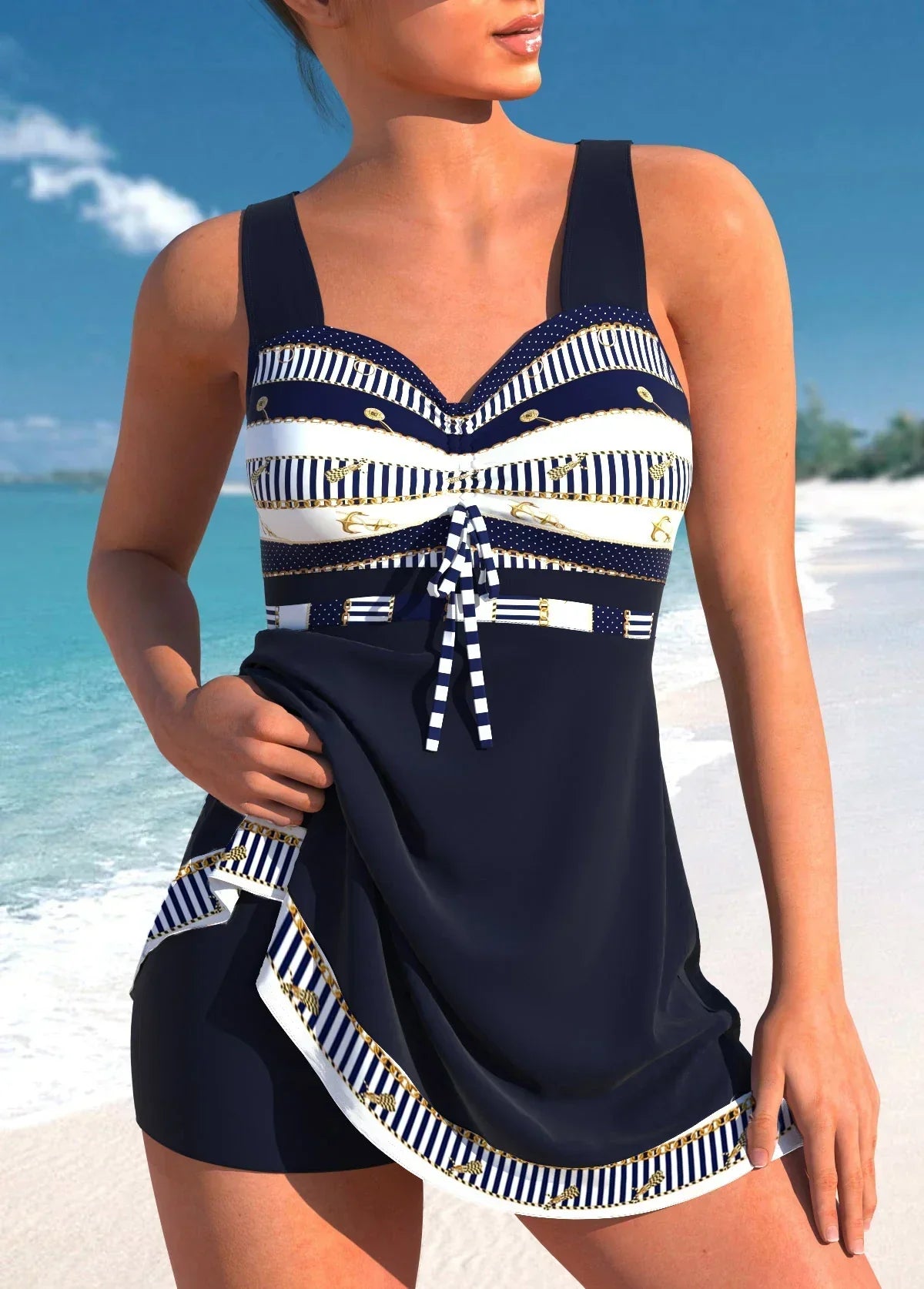 Véronique - Maillot De Bain Élégant Avec Coupe Confortable