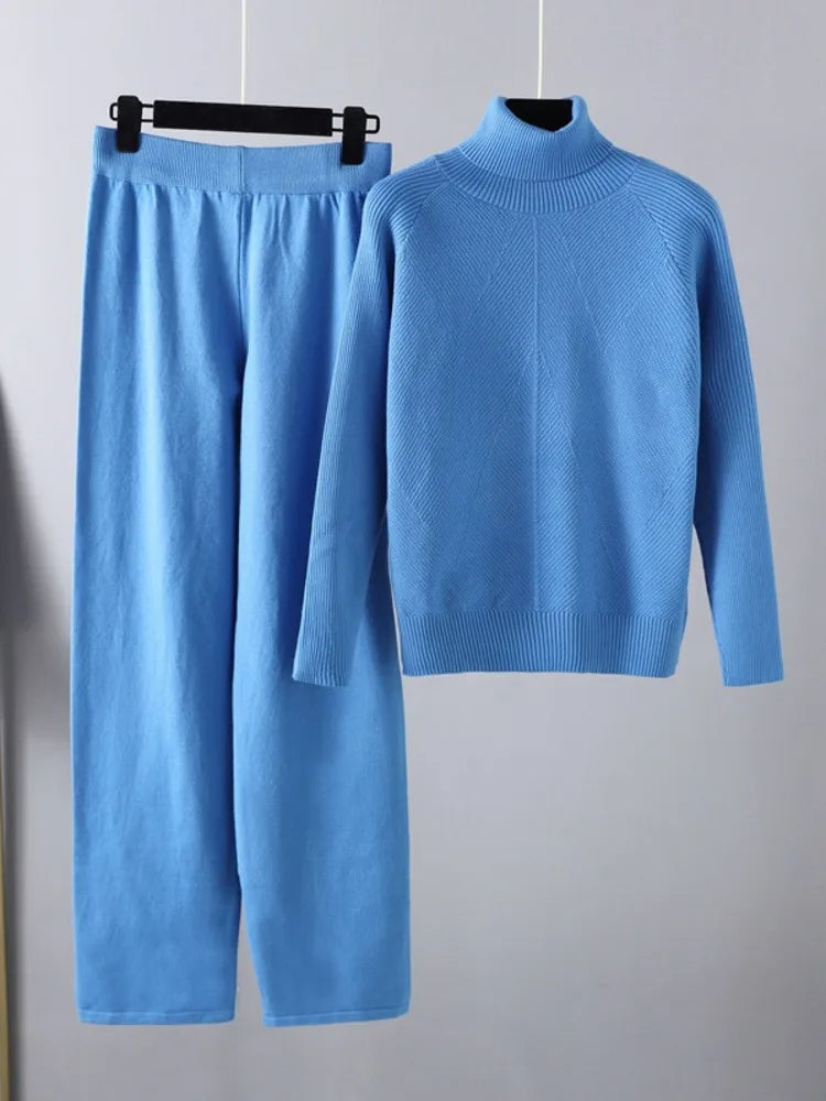 VERLAINE PARIS™ | Ensemble deux pièces Lounge en tricot torsadé