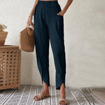 VERLAINE PARIS™- Pantalon à Ourlet Fendu